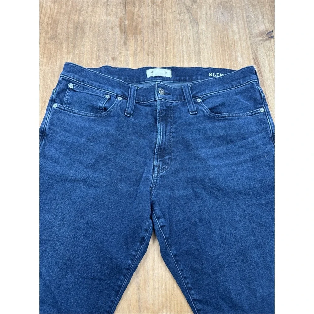Madewell‎ Men's Slim Fit Jeans 38X32 (38x31) Blue Paxson Wash NG297 Casual Denim